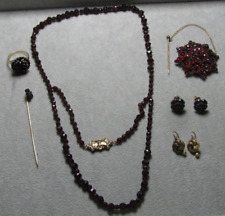 Conjunto de ouro coleção grupo lote de joias 10K e 14K pedra vermelha ---- KAK comprar usado  Enviando para Brazil