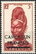 Usado, [68.610] Camarões 1940 Prova Rara Sobreimpressão MNH MUITO BOM ESTADO Assinado Brun $1300 (Y&T 211A) comprar usado  Enviando para Brazil