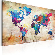 Quadro mappamondo 120x80 usato  Roma