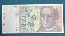 5000 pesetas 1992 d'occasion  Étréchy