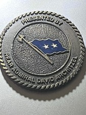Usado, Moeda Desafio da Marinha dos EUA – Apresentada pelo Contra-Almirante David Architzel – Bandeira de 2 Estrelas comprar usado  Enviando para Brazil