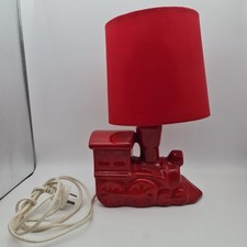 Lâmpada de trem vintage de cerâmica de vidro vermelho, funcionando comprar usado  Enviando para Brazil