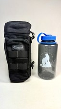 Porta-garrafas Maxpedition preto acolchoado com ilhó de drenagem + garrafa Nalgene 1L comprar usado  Enviando para Brazil
