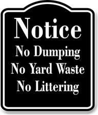 Dumping yard waste for sale  USA