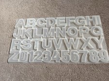 Alphabet epoxy resin for sale  MIDDLESBROUGH