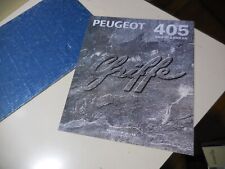 Folheto japonês Peugeot 405 GRIFFS & BREAK 1995/06 D70 comprar usado  Enviando para Brazil
