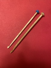 Gancho de crochê italiano antigo agulha pandeiro - Conjunto de 2 comprar usado  Enviando para Brazil
