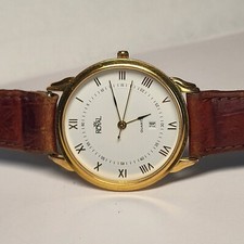 Raro Relógio Masculino Vintage ROYAL Quartzo Suíço Unissex Original Mann N35688 comprar usado  Enviando para Brazil