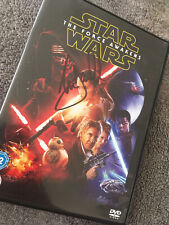 MARK HAMILL SIGNED STAR WARS THE FORCE AWAKENS DVD COVER SLEEVE  for sale  UK