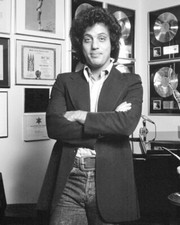 Póster de rock impreso de recuerdos de música con foto brillante de 8x10 del famoso cantante Billy Joel segunda mano  Embacar hacia Mexico