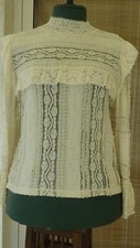 Romantische spitzenbluse ffwhi gebraucht kaufen  Berlin
