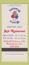 Matchbook cover bistro for sale  USA