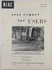 Niae test report for sale  BOURNEMOUTH