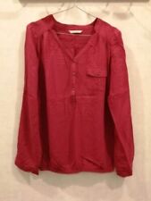 Blouse rouge viscose d'occasion  Bourg-de-Thizy