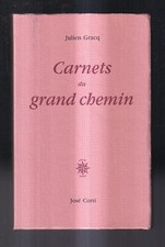 Julien gracq carnets d'occasion  France