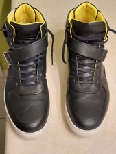 Black leather sneaker d'occasion  Expédié en Belgium