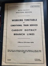 railway working timetables for sale railway working timetables for sale HOPE VALLEY