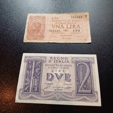 Vecchie banconote regno usato  Riolo Terme