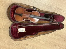 Violino e estojo antigos Friedrich August Heberlin Stradivarius cópia 1903 comprar usado  Enviando para Brazil