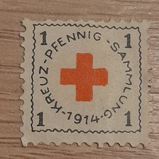 Croix rouge timbre d'occasion  Amiens-