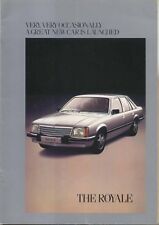 Vauxhall royale saloon for sale  BATLEY