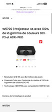 Vidéoprojecteur benq w5700 d'occasion  Tarascon