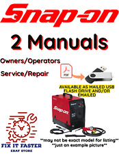 SNAP-ON YA212A MIG SOLDADOR OPERADORES SERVIÇO PROPRIETÁRIO MANUAL PDF EM USB, usado comprar usado  Enviando para Brazil