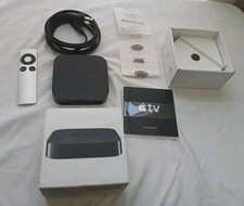Apple TV 3ª Geração Preta A1469 W A1294 Controle Remoto e Cabo de Alimentação e Recibo! Na caixa comprar usado  Enviando para Brazil