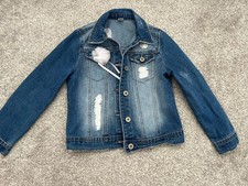 Girls blue denim for sale  BENFLEET
