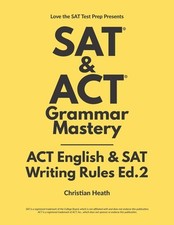Sat act grammar for sale  Dayton