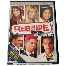 Rebelde Tecera Temporada - Season 3 2007 (DVD) 3-Disc Set Telenovela 12-1/2 Hour, usado comprar usado  Enviando para Brazil