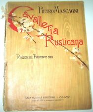 Spartito cavalleria rusticana usato  Mazara del Vallo