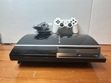 Console Sony PlayStation 3 PS3 Fat CECHG01 40GB com controle DualShock 3 branco comprar usado Console Sony PlayStation 3 PS3 Fat CECHG01 40GB com controle DualShock 3 branco comprar usado  Enviando para Brazil