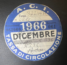 A.c.i. tassa circolazione usato  Roma