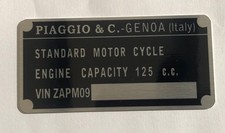 Data plate fits for sale  ELLESMERE PORT