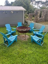 Blue beliani adirondack for sale  ST. IVES