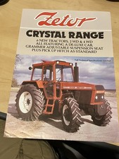 Broszura ciągnika Zetor Crystal 8111 8145 10111 10145 12111 12145 na sprzedaż  Wysyłka do Poland