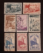 Francobolli marocco motivi usato  Villachiara