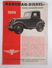 Altes reklameblatt hanomag gebraucht kaufen  Neugersdorf