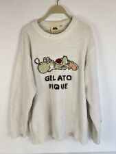 VENDEDOR DOS EUA Moletom Gelato Pique Super Mario Yoshi O/S Pullover Crew Sherpa comprar usado  Enviando para Brazil