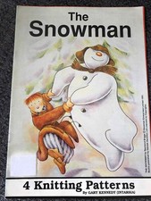 Snowman knitting patterns for sale  LISKEARD