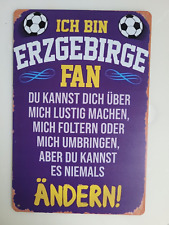 Blechschild fc erzgebirge gebraucht kaufen  Kaiserslautern