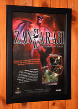 Usado, ZanZarah The Hidden Portal PC Windows Vintage Promo Pequeno Cartaz Página de Anúncio Emoldurada comprar usado  Enviando para Brazil