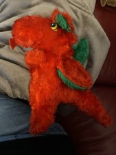 Vintage plush red for sale  HARLOW