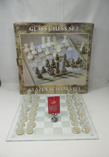 Glass chess set for sale  STEVENAGE