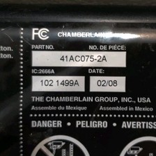Liftmaster chamberlain 41ac075 for sale  Austin