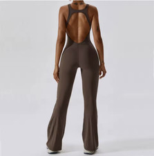 Solid yoga jumpsuit for sale  MANCHESTER