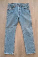 Jeans Levi's masculino 501 original perna reta botão mosca 30 x 30 azul índigo denim comprar usado  Enviando para Brazil