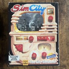 Sim City Big Box Maxis The City Simulator 5-1/4 disco IBM PC/XT/AT/PS2 comprar usado  Enviando para Brazil