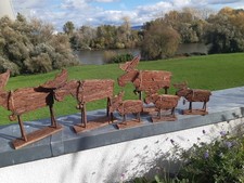 Elch familie rindenholz gebraucht kaufen Elch familie rindenholz gebraucht kaufen  Hainburg